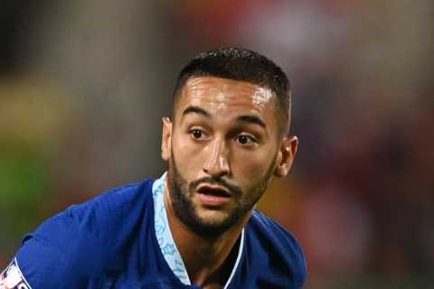 Chelsea star Hakim Ziyech’s representative ‘holds talks with AC Milan’ as winger targets January transfer exit