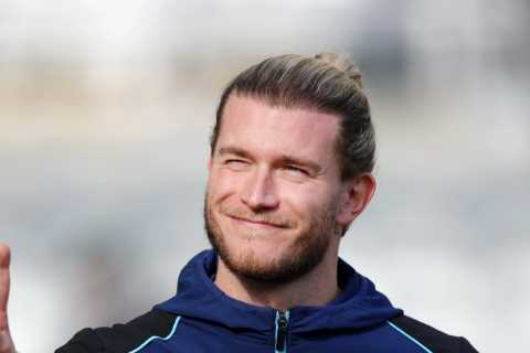 Liverpool flop Loris Karius dating stunning Italian TV presenter Diletta Leotta with model learning English for Toon ace