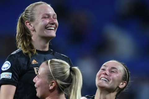 Lyon 1 Arsenal 5: Mead, Maanum and Foord strike as Gunners thrash record Champions League winners in six-goal thriller
