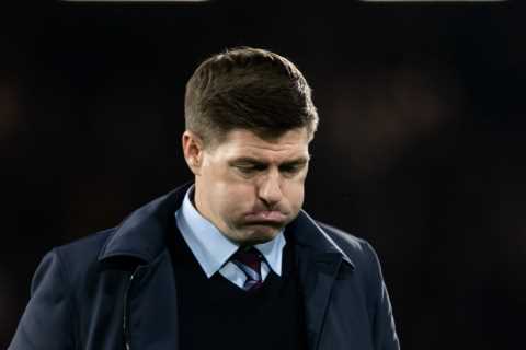 Steven Gerrard on brink of Aston Villa axe as fans demand ‘get out of our club’ with boss hinting at exit amid slump