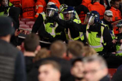 PSV punishment for Arsenal crowd trouble revealed as Dutch fans BANNED from next away game and club ordered to pay £35k