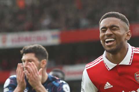 Arsenal 5 Nottingham Forest 0: Gunners bounce to top of Premier League in style but Arteta sweating over Saka fitness
