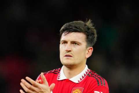 Man Utd’s loss could be England’s gain as Varane injury opens door to Harry Maguire as Southgate spotted at Old Trafford