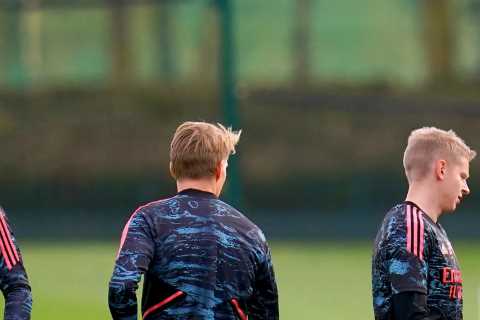Arsenal in huge boost with Bukayo Saka and Oleksandr Zinchenko back in full training ahead of Zurich clash