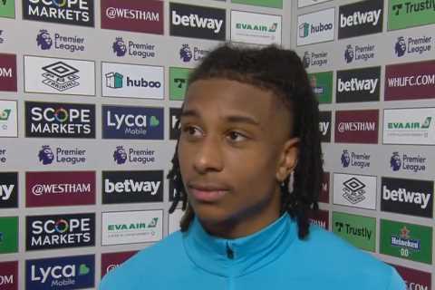 Fans all saying same thing after Michael Olise’s short but sweet interview following Crystal Palace winner at West Ham