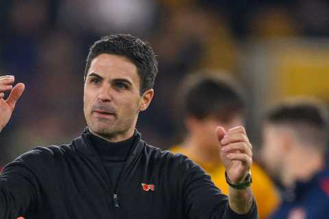 Watch Mikel Arteta’s brilliant response as he’s asked how Arsenal reacted to Ivan Toney’s winning goal against Man City