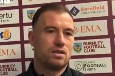 Burnley star Ashley Barnes in hilarious X-rated interview on BBC after scoring in heated Blackburn derby