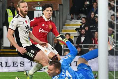 Fulham 1 Man Utd 2: Alejandro Garnacho scores last-minute winner after 18-year-old comes off bench for vital win