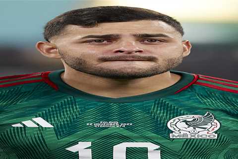 Chelsea transfer target Alexis Vega breaks down in tears during Mexico national anthem ahead of Poland World Cup clash