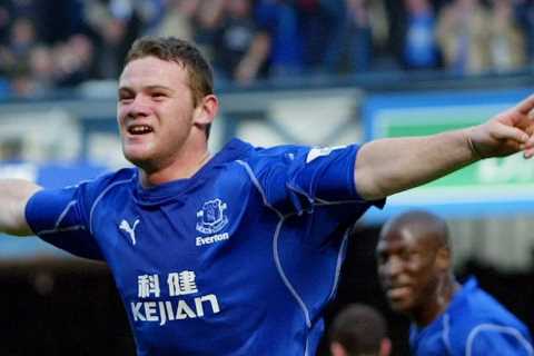 ‘These are crap’ – Wayne Rooney’s hilarious verdict on Everton heroes when he broke into team at 16