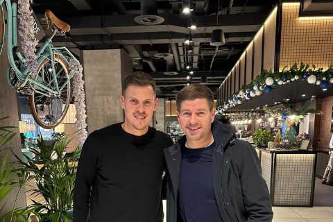 Ex-Liverpool star looks unrecognisable as Steven Gerrard leaves fans stunned after posting pic with former team-mate