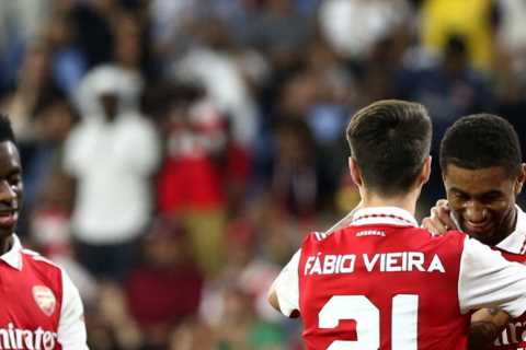 Arsenal fans all say the same thing as they win mid-season trophy with 2-1 win over AC Milan