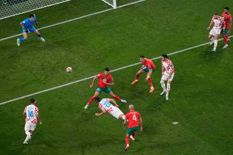 Fans all say the same thing as Chelsea transfer target Josko Gvardiol scores sensational header for Croatia vs Morocco