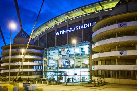Girl, 15, suffers head injuries after being hit by full plastic pint pot ‘full of coins’ at Man City and Liverpool game