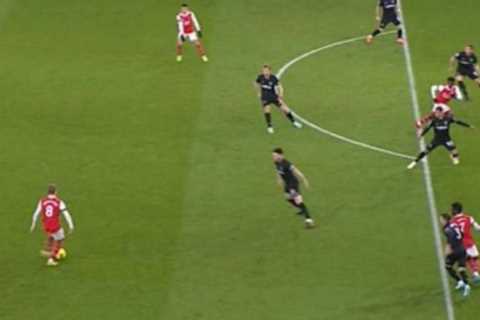Fans baffled as Arsenal star Bukayo Saka’s goal against West Ham is ruled out – but here’s why
