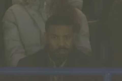 Hollywood A-lister Michael B. Jordan takes his seat in stands for Chelsea clash after completing Bournemouth takeover