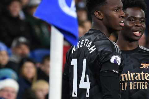 Bukayo Saka hails ‘amazing’ Arsenal and says he would have ‘bitten your hand off’ to be seven points clear in New Year