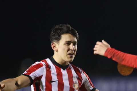 Man Utd transfer target Chris Rigg, 15, makes surprise debut as Sunderland score TWO added-time goals in FA Cup thriller