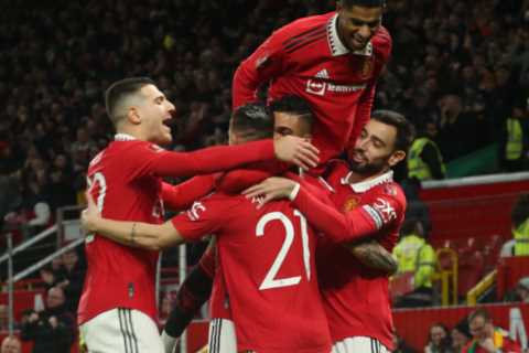 Man Utd ratings vs Everton: Marcus Rashford on fire again but Antony struggles after David De Gea shocker