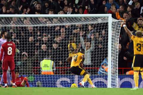 FA Cup viewers baffled as NOBODY understands why Wolves winner against Liverpool was ruled out.. and NO cameras prove it