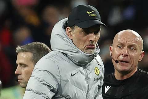 Chelsea fans chant Thomas Tuchel’s name in away end during Man City FA Cup drubbing as pressure mounts on Graham Potter