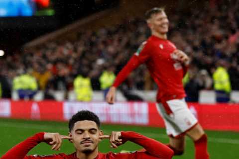 Watch moment brawl erupts after Nottingham Forest’s dramatic shootout win over Wolves as players celebrate on pitch