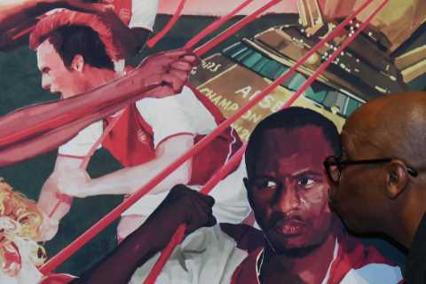 Arsenal unveil incredible Emirates Stadium revamp with eight pieces of artwork immortalising club legends