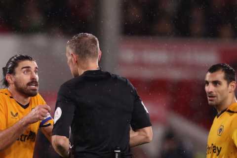 ‘They don’t want us to win’ – Wolves’ Neves in astonishing attack on English refs after Liverpool & Forest controversies