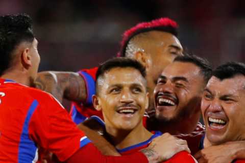 Watch ex-Man Utd and Arsenal star Alexis Sanchez score bizarre corner winner for Chile leaving TV viewers baffled