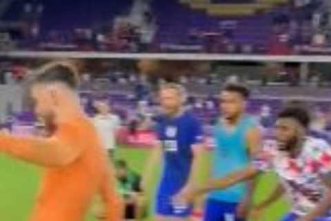 Watch Arsenal star Matt Turner’s heartwarming gender reveal for his and wife’s baby after USA’s win over El Salvador