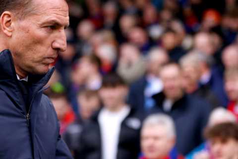 Brendan Rodgers SACKED by Leicester after horror Crystal Palace loss leaves Foxes in relegation zone with 10 games left