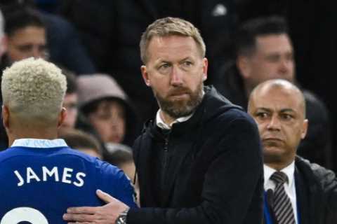 Chelsea owner Todd Boehly holds crisis meeting with Graham Potter at training ground with boss on brink of sack
