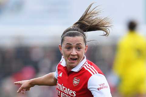 ‘My foot has been in ice but it still works’, says Katie McCabe after her wonder goal helps Arsenal beat Man City