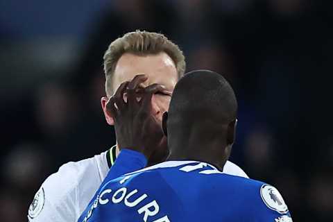 Harry Kane slammed for ’embarrassing himself in antics that got Doucoure sent off for Everton in Tottenham clash