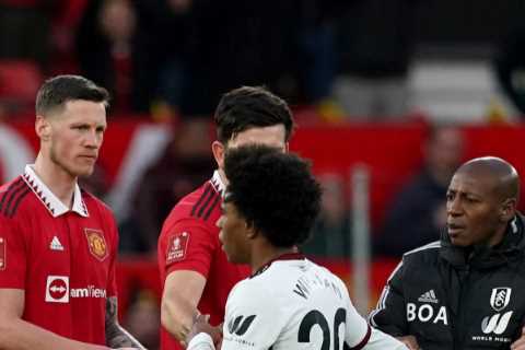 Man Utd FINED £65,000 for players’ behaviour vs Fulham as they top list of punished clubs this season