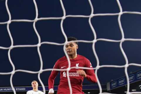 Fans slam ‘absolutely ridiculous’ handball rule as Liverpool’s opening goal somehow stands against Leeds
