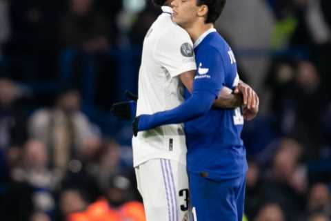 Real Madrid fans tell Chelsea star to ‘stay away’ after he is spotted sitting with Vinicius Jr in tunnel after match