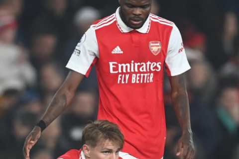 Arsenal stars break down on pitch with fans fearing they’ve ‘given up on title’ – but Arteta refusing to throw in towel
