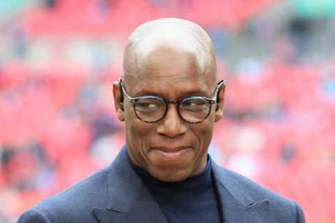 ‘I taught him how to wee’ – Ian Wright’s hilarious reply on air after ‘annoying’ son trolls him over Arsenal loss