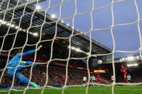 Liverpool 1 Fulham 0: Reds keep faint top-four hopes alive as Salah scores in eighth consecutive game at Anfield