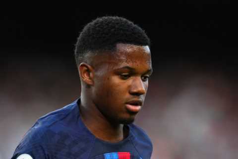 Man Utd target Ansu Fati lined up for shock transfer to rival Premier League club as Barcelona ‘offer huge swap deal’