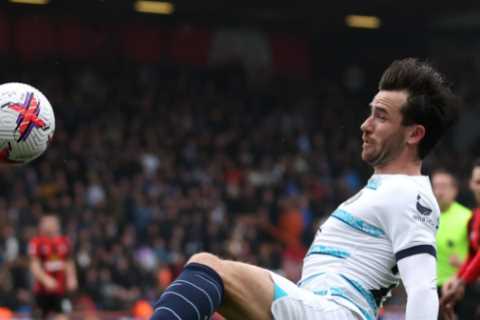Chelsea star Ben Chilwell hobbles off injured at Bournemouth as fans fume at Frank Lampard’s choice of sub