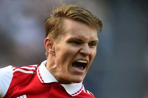 Arsenal fans hail ‘underrated’ Odegaard as captain breaks Frank Lampard’s goal record