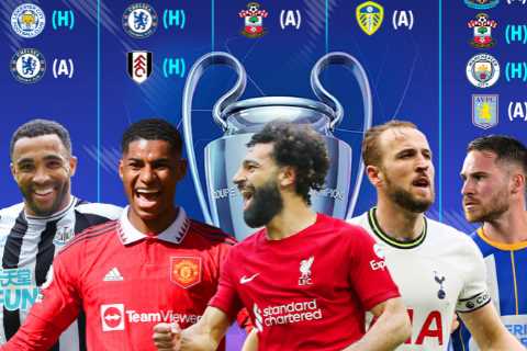 How Man Utd’s run-in compares to Liverpool, Spurs, Brighton and Newcastle as Champions League race reaches fever pitch