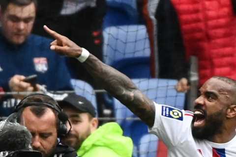 Lyon 5 Montpellier 4: Ex-Arsenal star Lacazette nets FOUR goals as hosts come from 4-1 down to keep Euro hopes alive