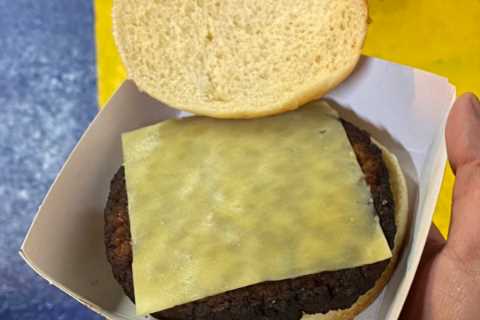 Fans say Everton deserve relegation after seeing horrific £4.50 burger that’s ‘been in freezer since 1995 FA Cup final’