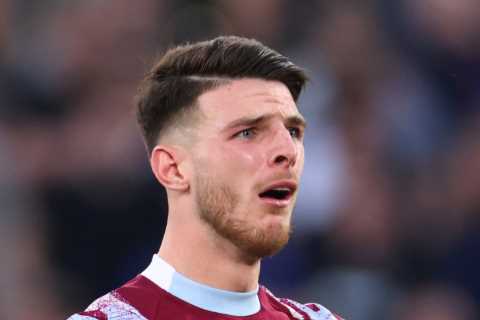 Arsenal fear being priced out of Declan Rice transfer despite £80m bid and £300k-a-week contract.. just like with Mudryk