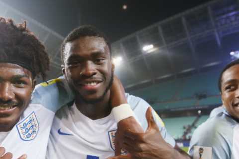 Which Arsenal players are playing at the Under-20 World Cup?
