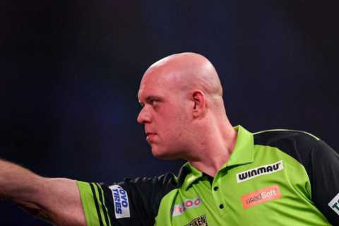 Before my big break in darts I had a job tiling the bathroom of a famous Arsenal legend, reveals Michael van Gerwen