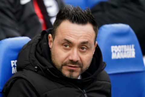 Brighton boss De Zerbi sparks Chelsea, Arsenal and Liverpool transfer bidding war as he admits two stars WILL be sold